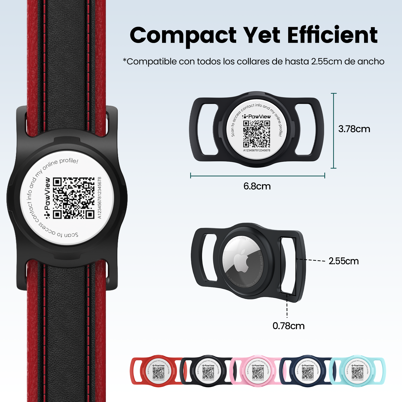 Funda Inteligente QR para iTag + iTag Incluido