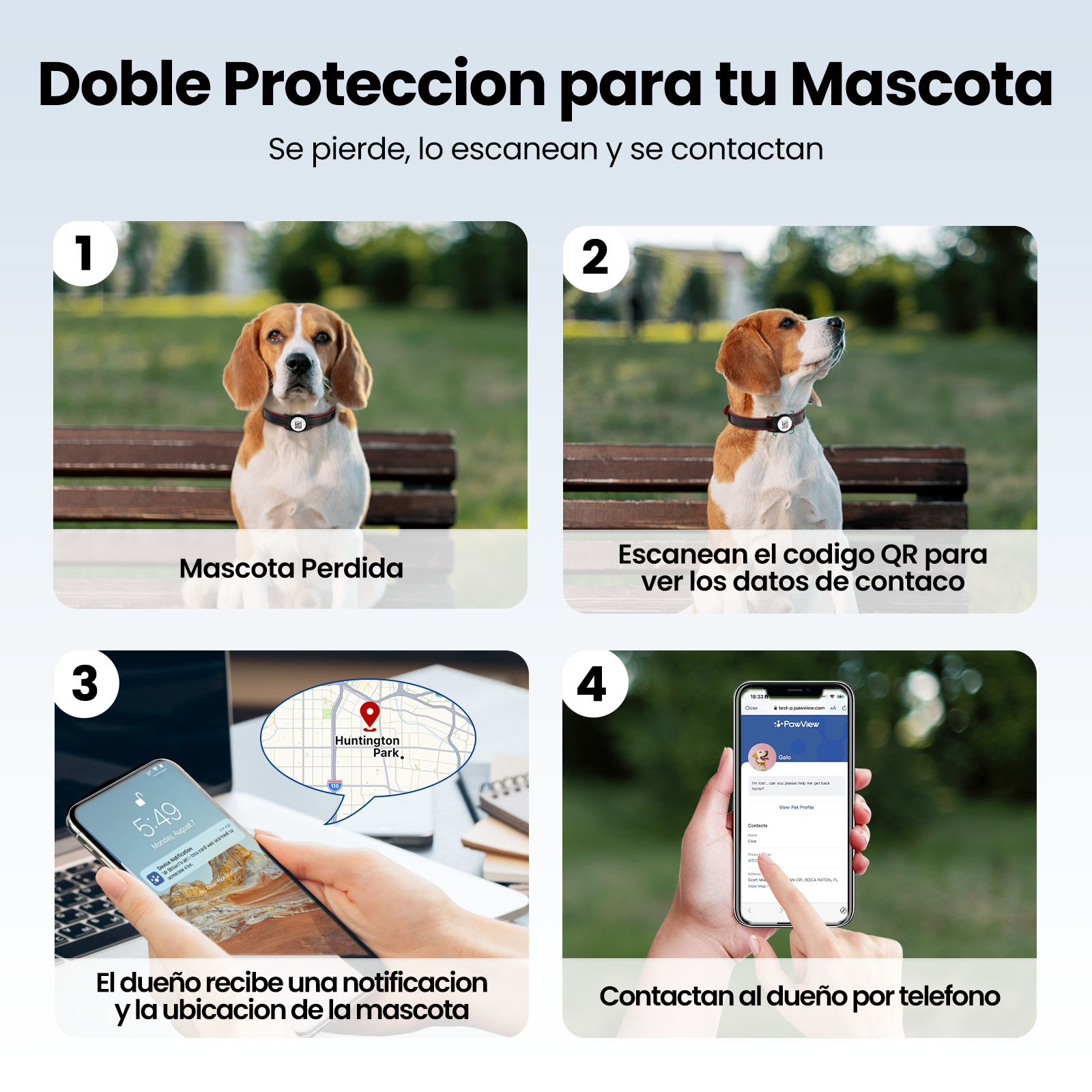 Funda Inteligente QR para iTag + iTag Incluido
