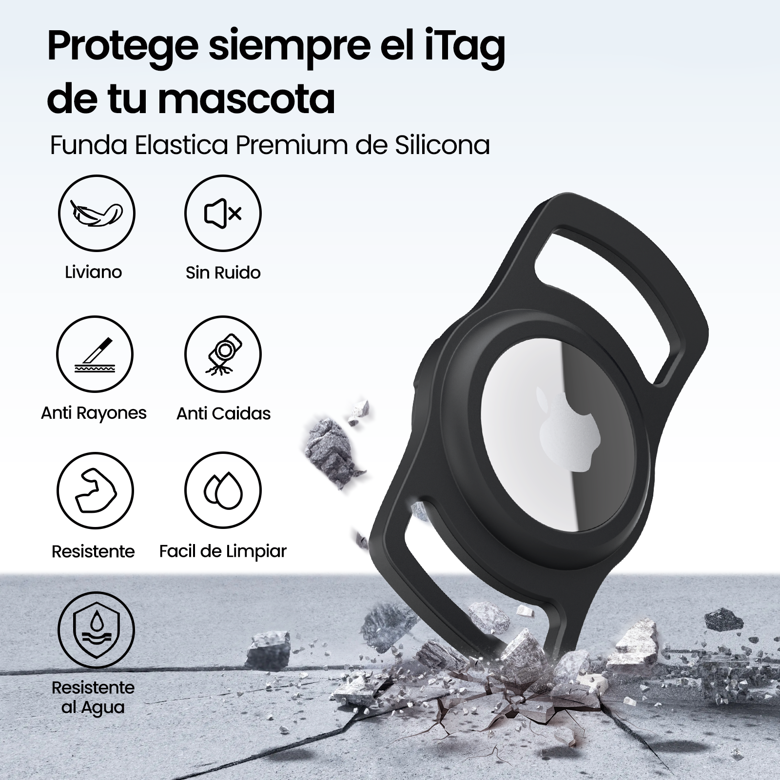 Funda Inteligente QR para iTag + iTag Incluido